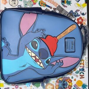 Loungefly Blue Stitch Mini Bag